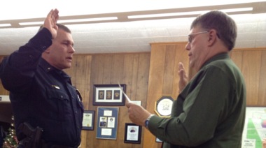 Raymond Heatwall sworn as VBH Chief of Police, 12 Dec'12